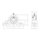 Ami Bearings SINGLE ROW BALL BEARING, 2'' WIDE ACCU-LOC EXPANSION PILLOW BLOCK UEEP211-32 - alternate 2